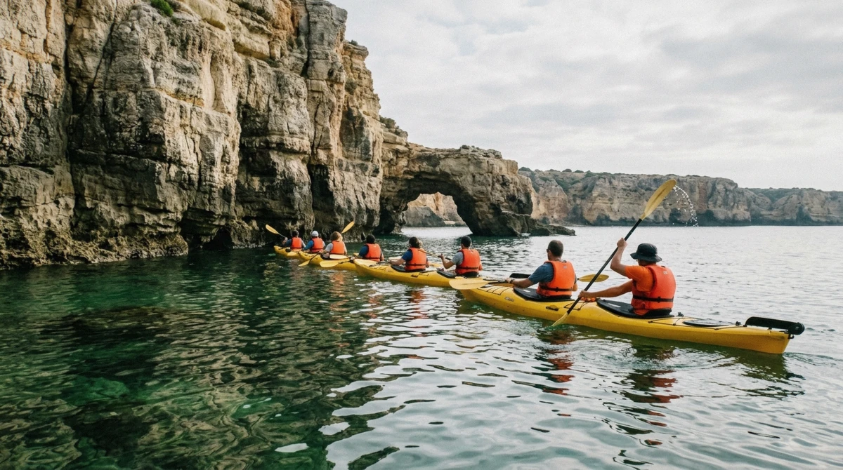 Benagil Cave Kayak Tour: 8 Minutes Inside, Three Trips